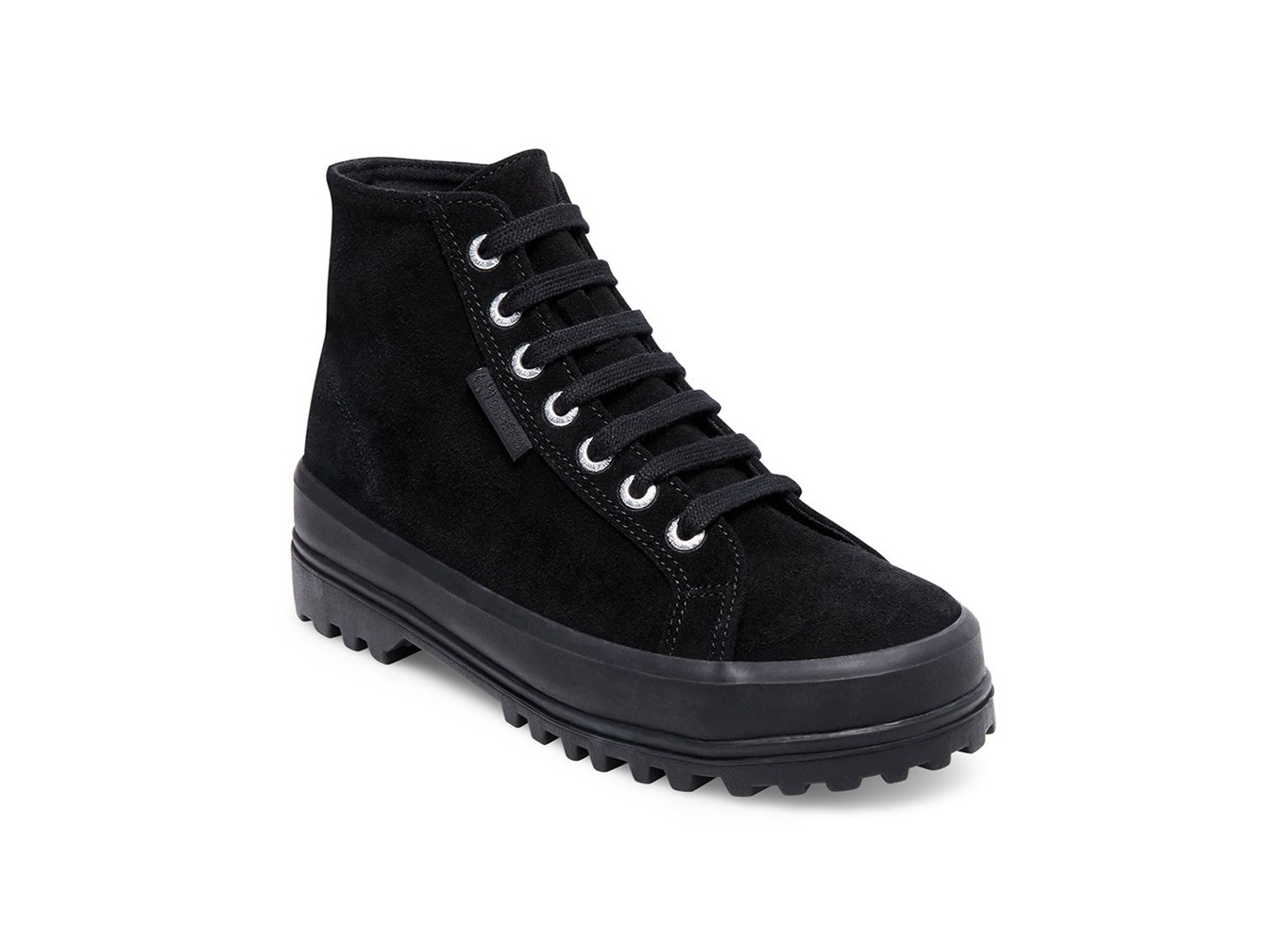 Superga Boots Womens - 2341 Suew - Black - QJRDW3429